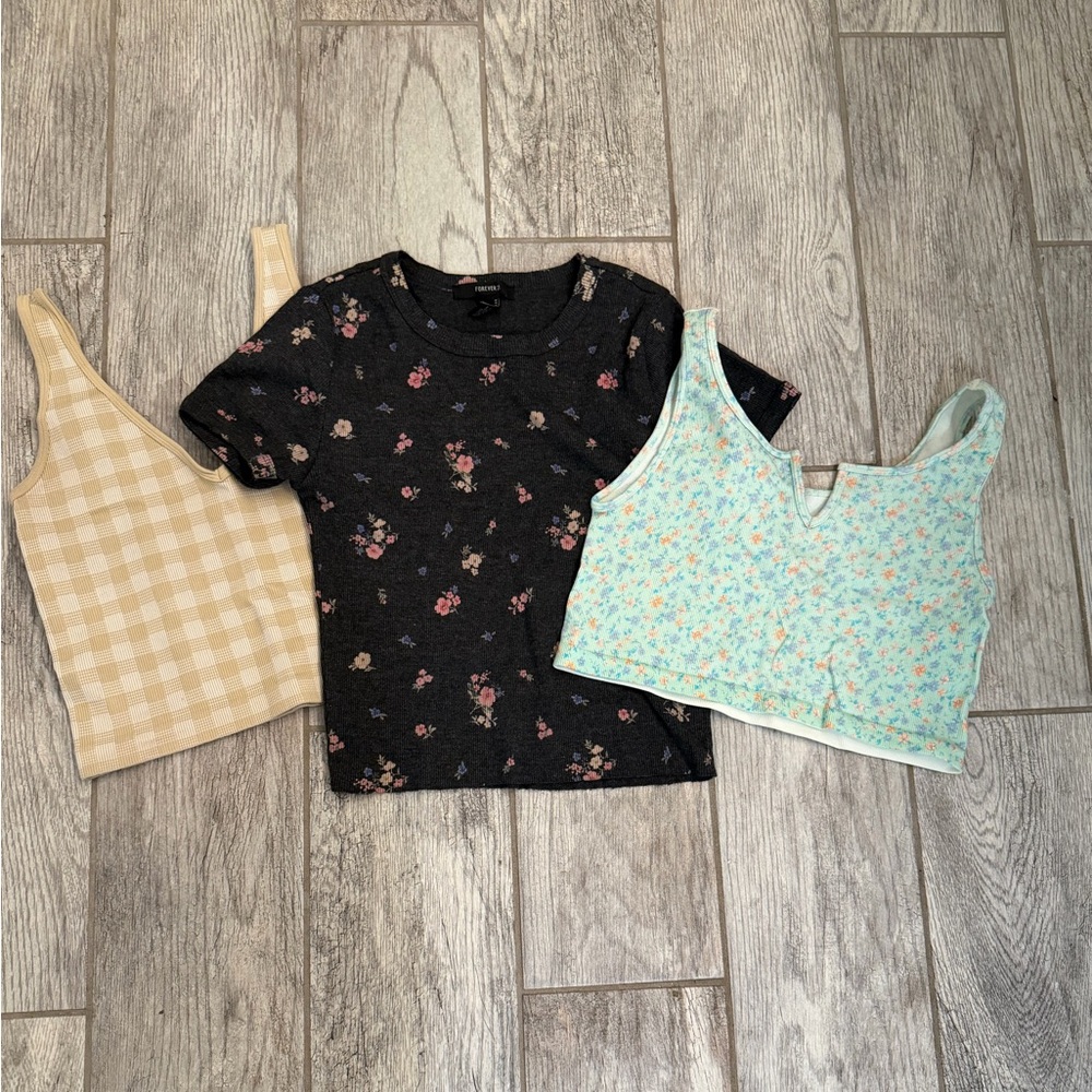 Y2K Cropped Tank/Tee Bundle